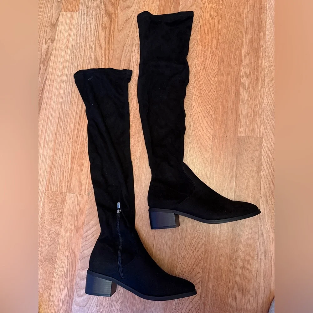 New NY & Co Nordstrom Black Over the Knee Boots